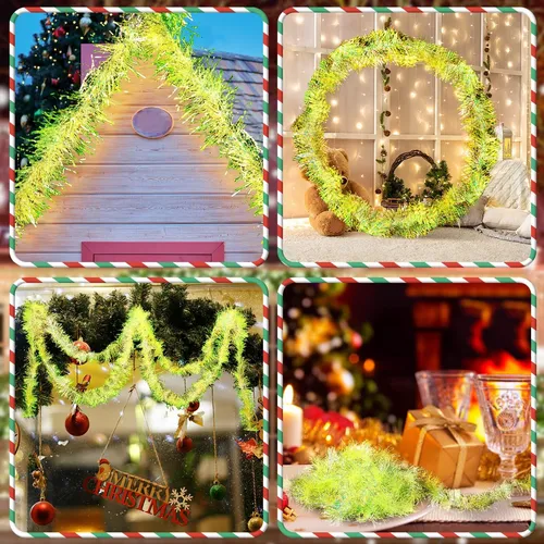 Guirnaldas Navideñas De 25 Pies Decoradas Con Láminas