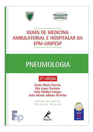 Pneumologia, de Faresin, Sonia Maria. Editorial Editora Manole Saúde, capa dura em português, 2013