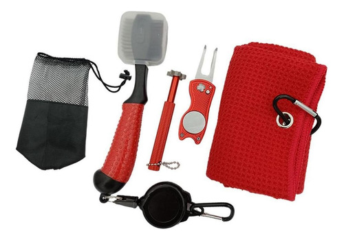 Kit De Limpieza De Palos De Golf: Toalla De Golf, Limpiador