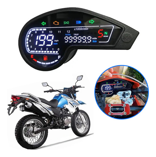 Tablero Digital De Motocicleta Dm200 Xr1901 Crm250 Gy200