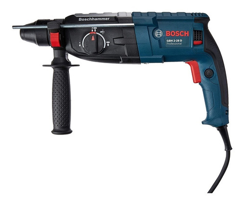 Rotomartillo electroneumático Bosch Professional GBH 2-28 D azul con 850W de potencia 220V