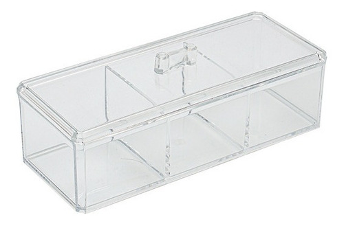 Caja Organizador Cosméticos Joyería Maquillaje Con Tapa