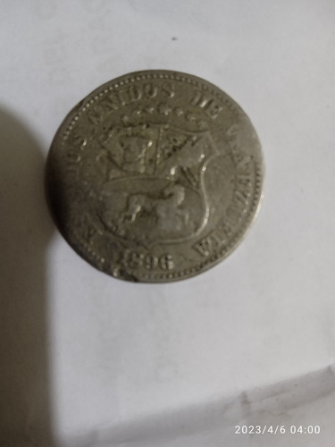 Moneda Locha Plata 1896 Escucho Ofertas 