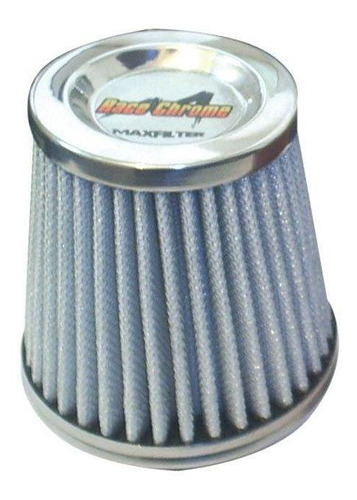 Filtro Esportivo Cônico Branco  62mm P/ Turbo