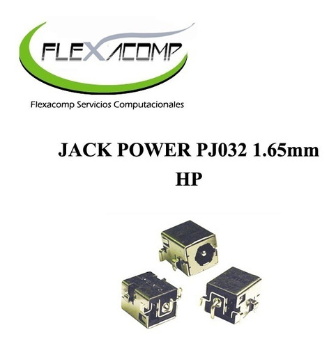 Jack Power Pj032 De 1.65mm Para Hp/compaq