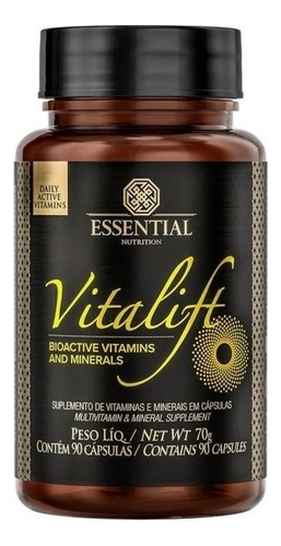 Vita Lift (90 Caps) Multivitamínico Nutrition | Essential Sabor Sem Sabor