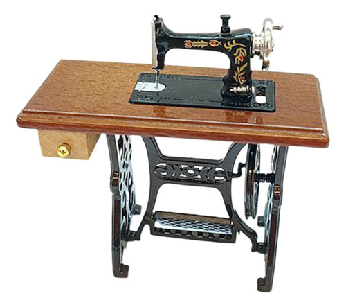 Máquina De Coser En Miniatura Para Casa De Muñecas,