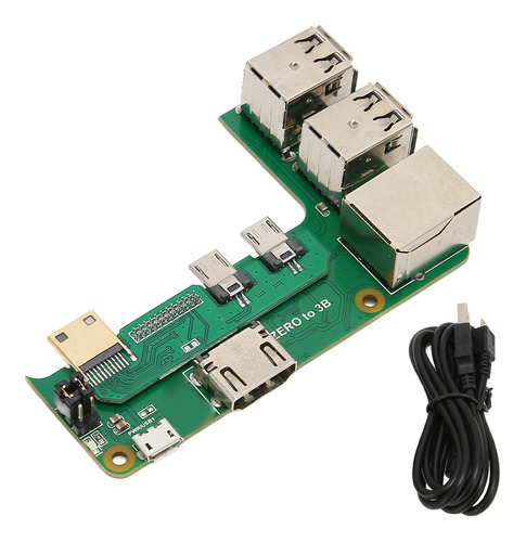 Tarjeta De Expansión Para Raspberry Pi 2w A 3b 3 Usb2.0 Rj45