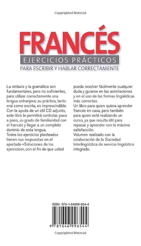 Libro: Francés Ejercicios Prácticos (edición En Español)