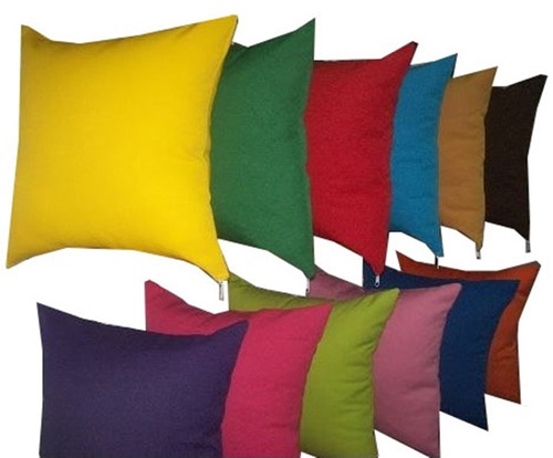 Almohadones Colores Lisos 40x40 Con Cierre - Súper Oferta !!!