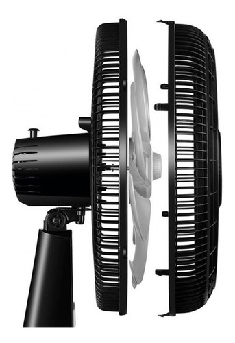 Imagem 4 de 4 de Ventilador Mesa Turbo 40cm 8 Pas 140w Vtx-40-8p Preto 127v