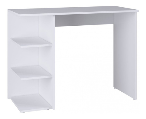 Escrivaninha Multiuso 3 Prateleiras Modern Office Estilare Cor Branco