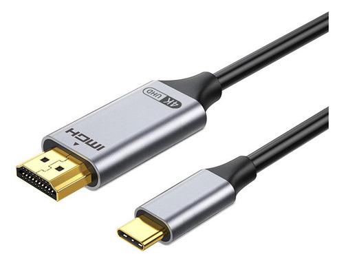 Cable Usb C A Hdmi, Cable Tipo C A Hdmi Para Oficina Domésti