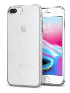 Funda iPhone 8 Plus / 7 Plus Spigen Liquid Crystal Glitter Color Transparente
