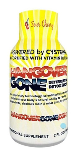 Bebida Energizante Hangover Gone - Resaca Licor - Pack