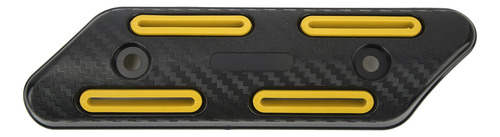 Protector Térmico De Tubo De Escape Amarillo Universal Para