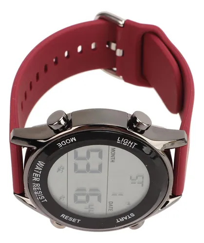 Reloj Digital Cronógrafo Wr50m Resistente Al Agua, Luminoso,
