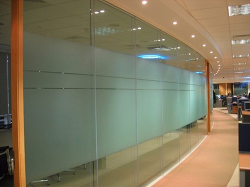 Imagen 4 de 10 de Vinilo Esmerilado Frosted Calandrado 122cm Ancho Vidrios!