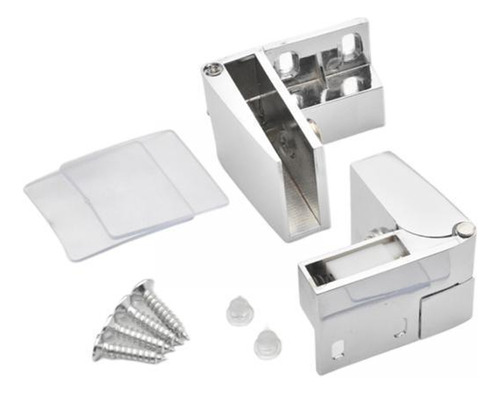 2 Bisagra Para Puerta De Vidrio, Abrazadera Para Plata