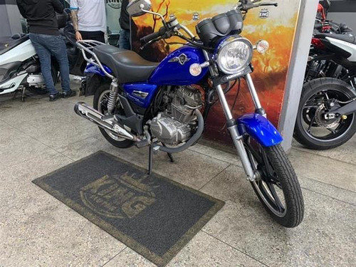 Imagem 7 de 8 de Haojue Chopper Road 150 - Azul- 2020- King Motos