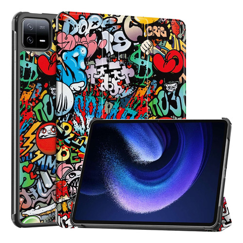 Funda Para Xiaomi Pad 6 11 Pulgadas Smart Graffiti