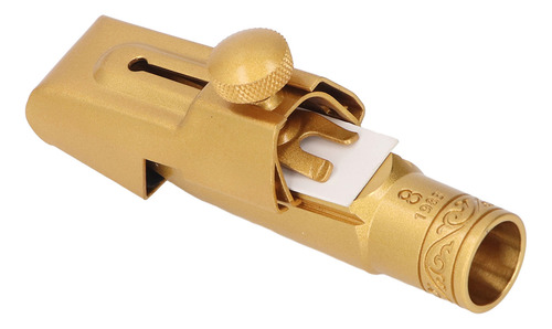 Boquilla Plana Para Saxofón Soprano En Forma De B, Metal De