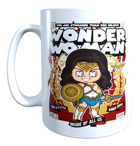 Taza Con Diseño Mujer Maravilla, Funko Poster