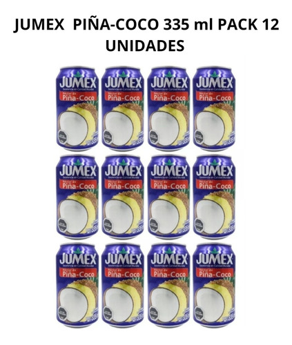 Jugos Jumex Piña-coco X12 Unidades Pack