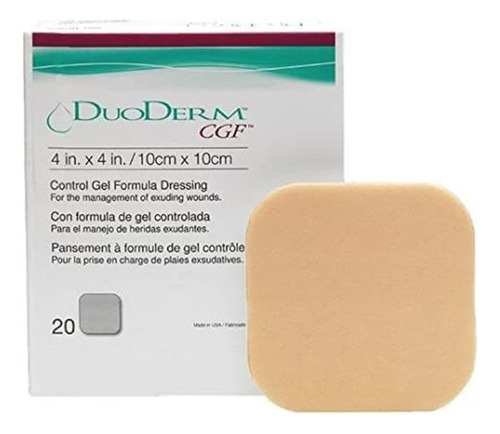 Convatec Duoderm Control Gel Formula 4x4 Aderezo Adhesivo Y