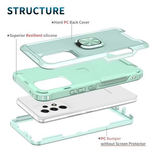 Funda De Teléfono Pc+tpu Para A53-