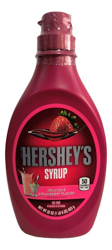 Syrup De Fresa. Hersheys 653 Gr. Original Importado 