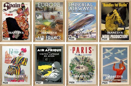 Aviones , Publicidad, Cuadro, Poster, Afiche P632