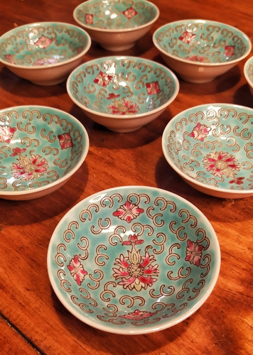 Porcelana China - 10 Piezas - Platito Decorativo