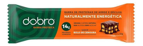 Barra Proteica Cenoura 50g - Sem Glúten, Vegana, 14g