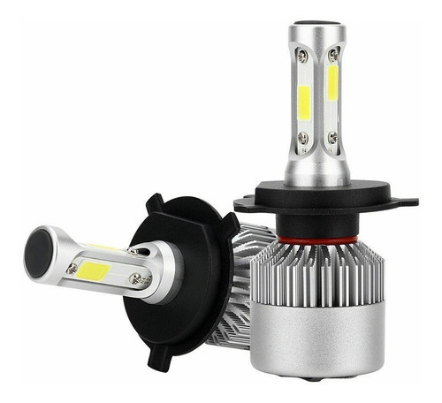 Imagen 5 de 9 de Kit Lámparas Led Cree S6 Plus 44000 Lm H4 H7 H1 H3 H11 A-vip