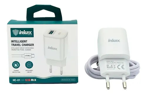 Cargador Inteligente Inkax Con Cable Usb -tipo C 1 Metro 2.1