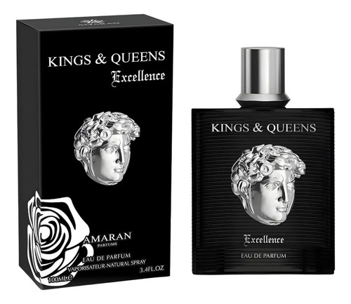 Perfume Amaran Kings & Queens Excellence Mas Edp, 100 ml, volumen unitario 100 ml