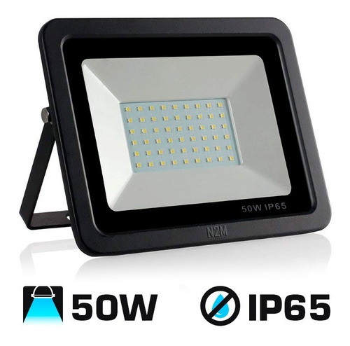 Imagen 1 de 10 de Reflector Led 50w Multiled Alta Potencia Exterior Full
