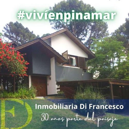 Venta - Casa De 7 Ambientes En Pinamar - Grandioso Chalet En Zona Tridente