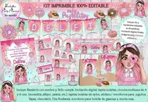 Comprar Kit Imprimible Candy Bar Mis Pastelitos Full% Editable