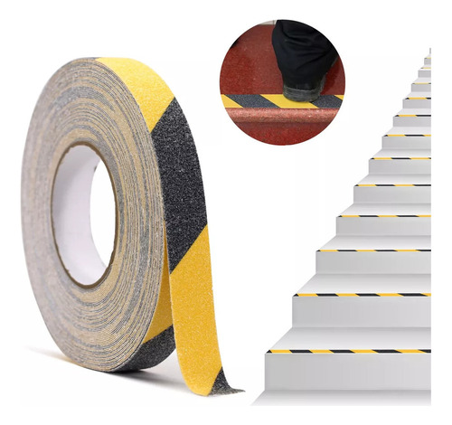 -de Rollo De 20m Lija Cinta Antiderrapante Para Escaleras