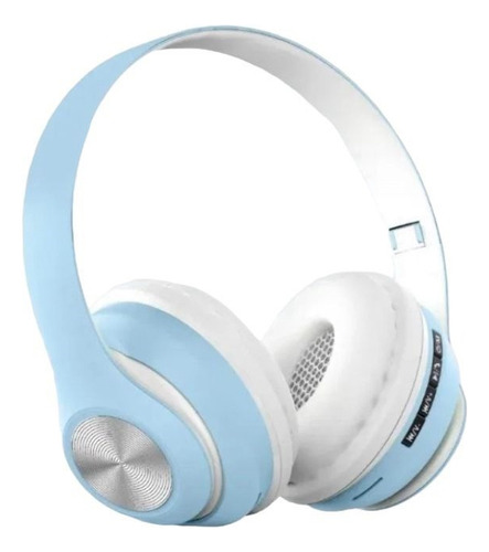 Headset Fone De Ouvido Bluetooth Bicicleta Corrida Academia Cor Azul