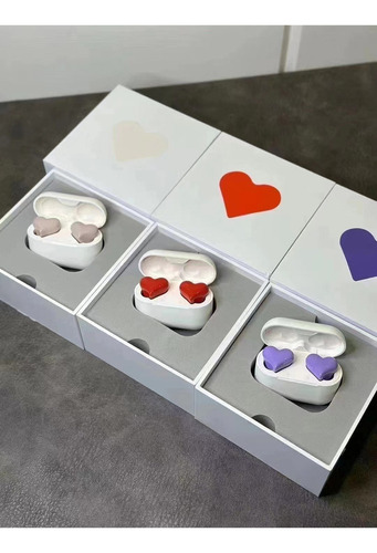 4 Audífonos En Forma De Corazón Bluetooth Cancelación Y