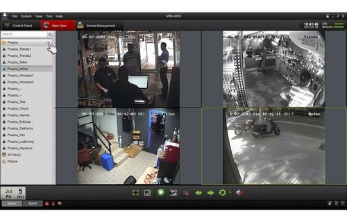 Kit Hikvision Hilook Dvr 1080 4 Ch + 4 Cámaras + 50 Mt Cable
