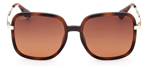 Lentes De Sol Marrón Degradados Max & Co Mo008352f Color Havana Varilla Havana Armazón Havana