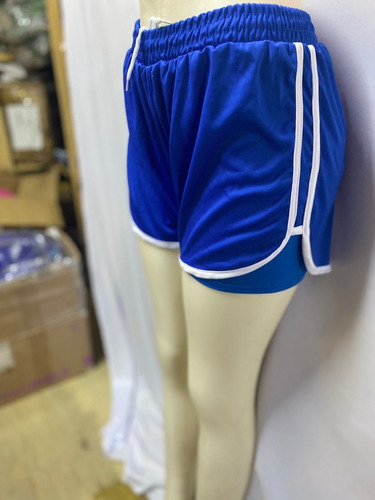 Short Deportivo Dama Con Calza Corta Dama  Twerk Running