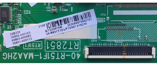 Main Tcl 30800-000143 / 40-rt51f1-maa2hg / Modelo 32s330 (Usado)