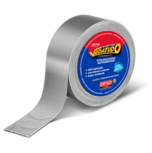 Fita Silver Tape 44mm X 25m Vedatudo Dryko.