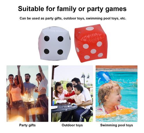 Juguete Inflable De Pvc Para Fiestas De Globos De Dados Al A