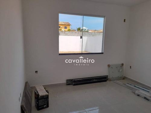 Casa Com 2 Dormitórios À Venda, 70 M² Por R$ 340.000,00 - Jardim Atlântico Leste (itaipuaçu) - Maricá/rj - Ca4702